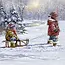 IHR L1018200 Luncheon Napkin - Winter Sleigh Ride