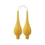 Diana D5518260-Danish 7" Drop Pair-Yellow