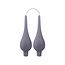 Carsim Trading D5518291 Danish  7" Drop Pair-Grey