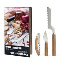 3250590 Natural Living Wine & Cheese 3 pc Set
