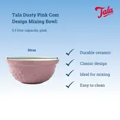 31388-Tala Mixing Bowl 30cm -Dusty Pink 31388-Tala Mixing Bowl 30cm -Dusty Pink