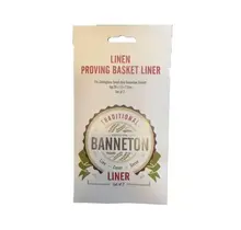 EDD70111 Oval Linen Proving Basket Liner Set/2