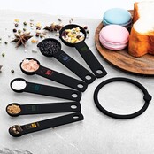 4837 Measuring Spoon Set-Black