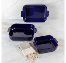 60152 Appolia Square Baker 14 1/4" Blue