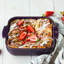 61050 - Appolia Square Baker 11" Eggplant