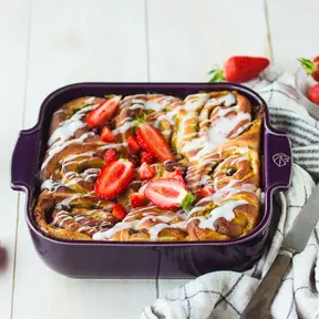 61050 - Appolia Square Baker 11" Eggplant