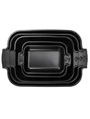 61500 Appplia Rectangular Baker 12 1/2" -Satin Black