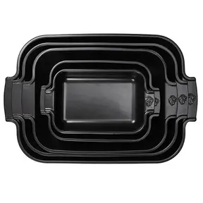 61500 Appplia Rectangular Baker 12 1/2" -Satin Black