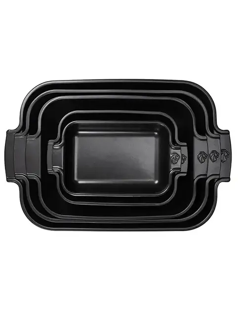 61500 Appplia Rectangular Baker 12 1/2" -Satin Black