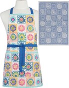 JAP1562D Loop de Loop Apron & Dishtowel Set