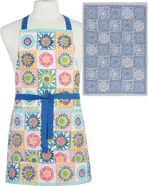 JAP1562D Loop de Loop Apron & Dishtowel Set