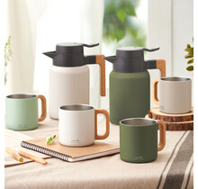 424481GR Cafe Insulated Carafe 1.2L-Green