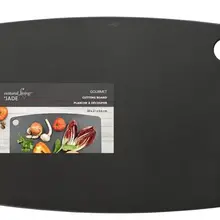 3260101  Jade Natural Living Cutting Board 12" x 8.5" -Black