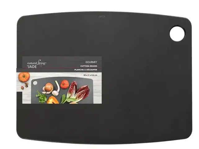 3260101  Jade Natural Living Cutting Board 12" x 8.5" -Black