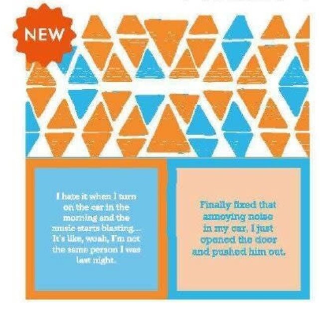 366-7022   Cocktail Napkin -"Same Person/Fixed the Noise"