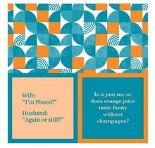 366-7029-Cocktail Napkin "Pissed/Orange Juice"