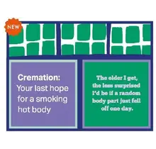 366-7043-Cocktail Napkin "Body Part/Cremation"