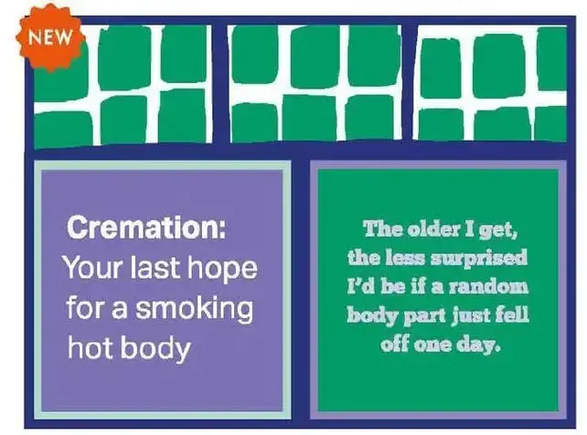 366-7043-Cocktail Napkin "Body Part/Cremation"