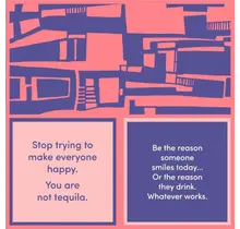 366-7079 Cockail Napkin "Smiles Today"