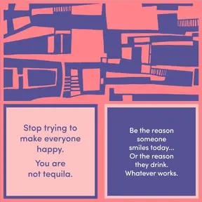 366-7079 Cockail Napkin "Smiles Today"