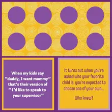 366-7117 Cocktail Napkin "Favorite Child/Supervisor"