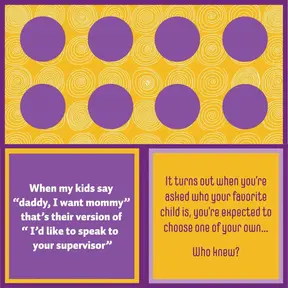 366-7117 Cocktail Napkin "Favorite Child/Supervisor"