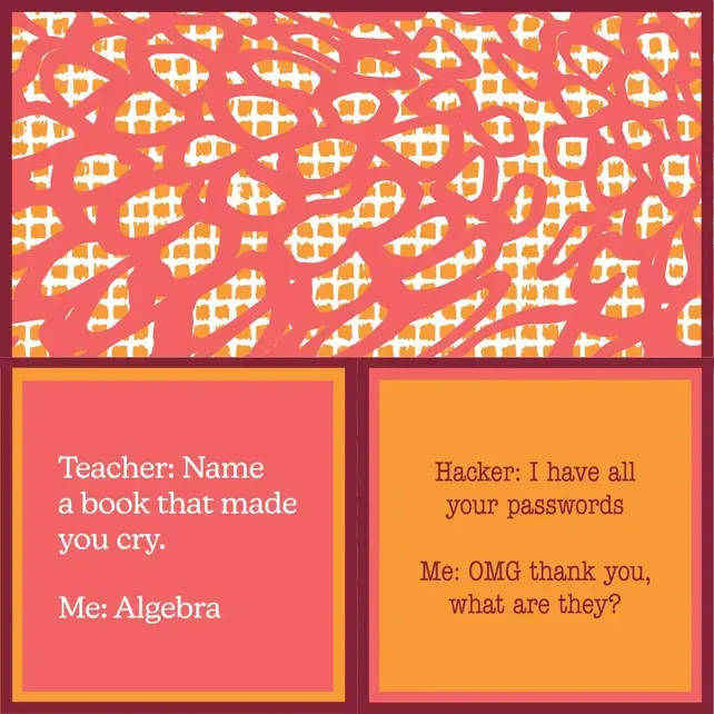 366-7118 Cocktail Napkin "Hacker/Algebra"