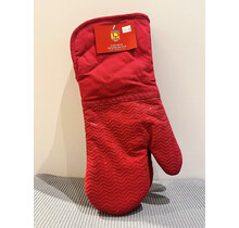 MTM-RD Long Oven Mitts Pair-Red