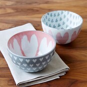 693 Pad Print Bowl Big Heart - Red/Grey(07720693)
