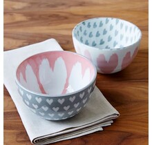 693 Pad Print Bowl Big Heart - Red/Grey(07720693)