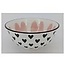 Trudeau 700 Pad Print Bowl Small Heart - Black/Pink(07720700)