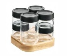 07121058 6 Bottle Stak Rotating Spice Rack(Unfilled)