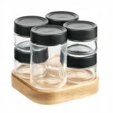 07121058 6 Bottle Stak Rotating Spice Rack(Unfilled)