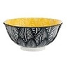 07720698 Pad Pring Bowl-Leaves Black/yellow