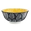 07720698 Pad Pring Bowl-Leaves Black/yellow