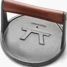 Q112 Cast Iron Grill Press 8"