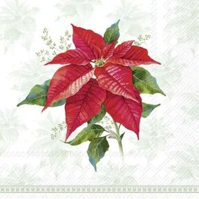 L1088420 Luncheon Napkin-Classic Poinsettia