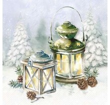 L1088700 Luncheon Napkin-A Frosty Night