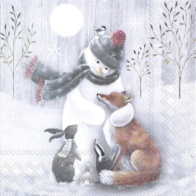 L926200-Luncheon Napkin-Frosty Hug