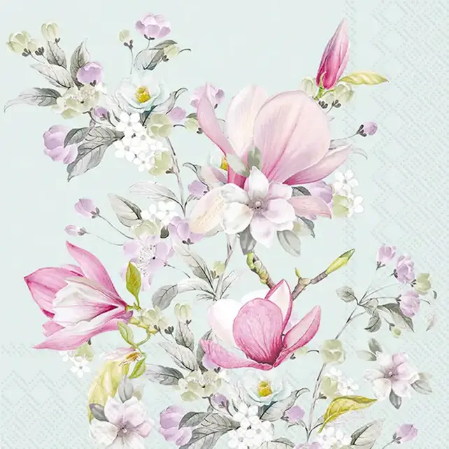 C1031649 Cocktail Napkin-Romantic Magnolia