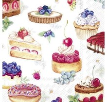 C1044824 Cocktail Napkin-Something Sweet (green/blue)