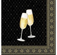 C1062679 Cocktail Napkin-Golden Drinks (gold)