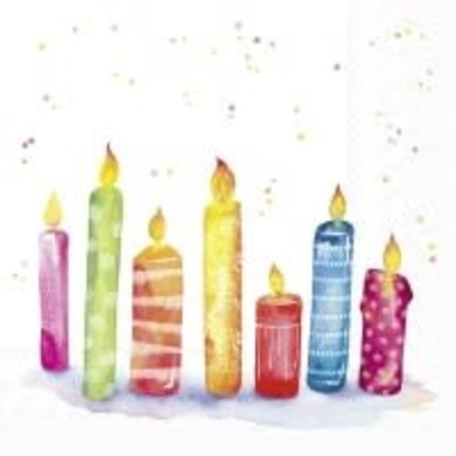 C1070800 Cocktail Napkin-Birthday Candles