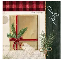 C835500 Cocktail Napkin- Holiday Wrapping