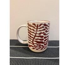 403479BU Botanique Mug-Burgundy
