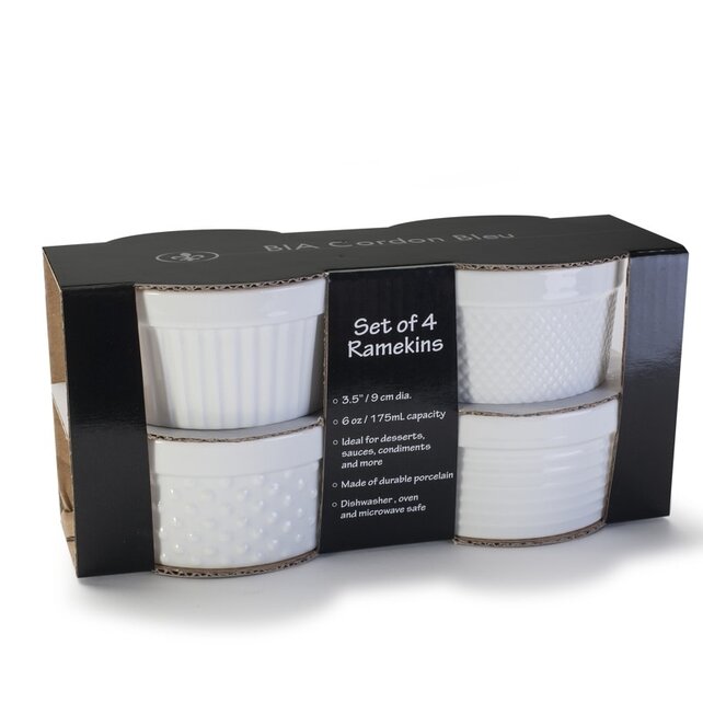 9049026 Textured Ramekins Sset/4