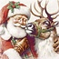 IHR C1094860 Cocktail Napkin-Santa's Best Friend