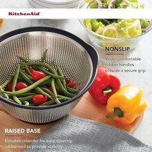 KO1660SOBAC - Kitchen Aid 5 qt Colander-S/S & Black