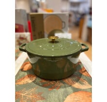 747276 Chuck Hughes Cast Iron Casserole 5L -Mallard