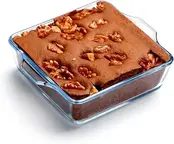 77887 Glass 8 " Square Cake Pan